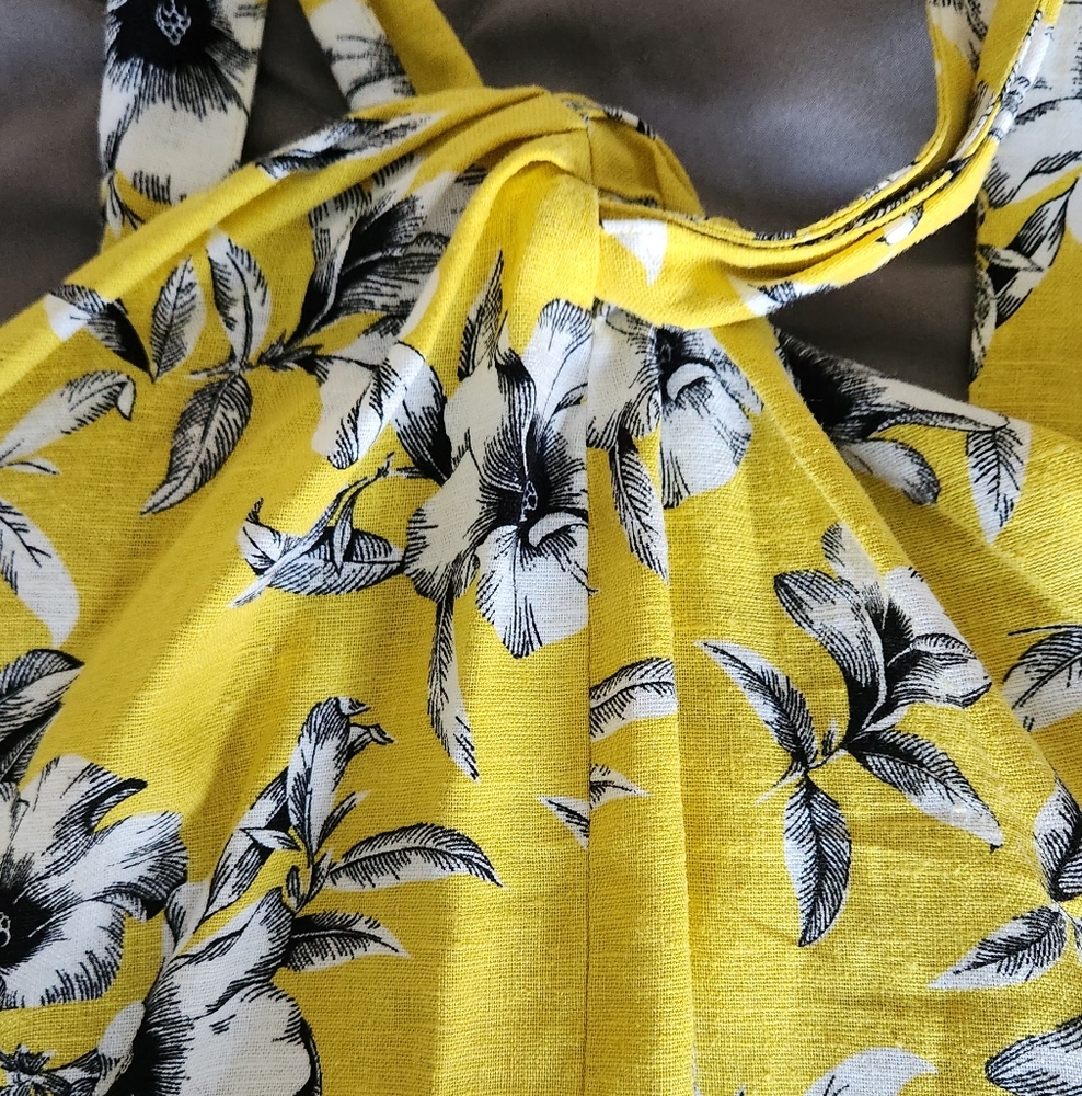 Banana Republic Yellow Floral Camisole